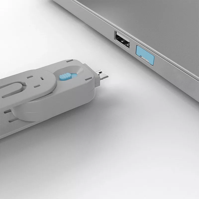 Lindy USB Type A raktas prievadų blokavimui, mėlynas