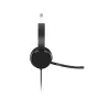 Lenovo 100 Mono ausinės su mikrafonu, laidinės, antgalvinės, USB-A, juodos