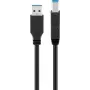 USB 3.0 SuperSpeed laidas Goobay 96119 5m juodas