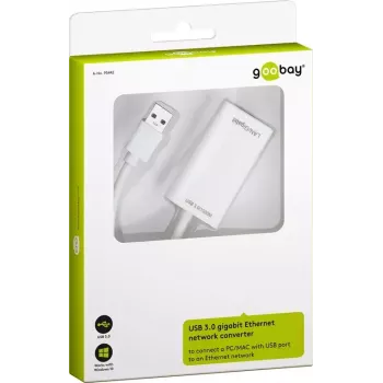 USB 3.0 Gigabit Ethernet tinklo adapteris Goobay 95442