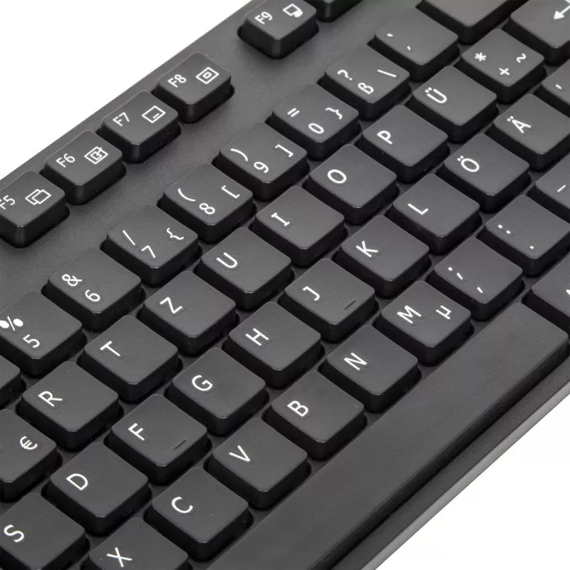 Targus AKB30DE klaviatura laida USB QWERTZ vokiška juoda