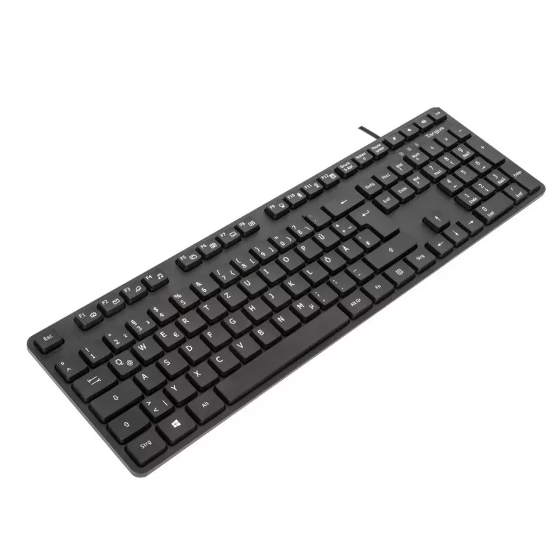 Targus AKB30DE klaviatura laida USB QWERTZ vokiška juoda