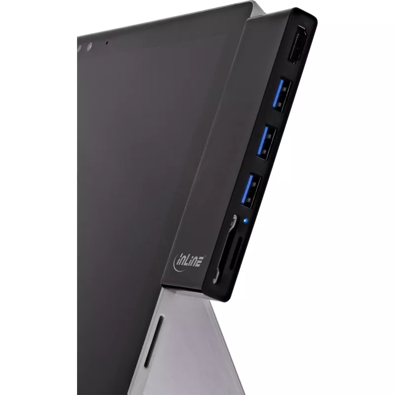 InLine MultiHub USB-C dokų adapteris, skirtas Surface Pro 4/5/6