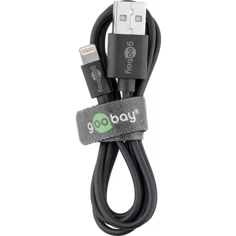 Lightning USB įkrovimo ir sinchronizavimo laidas Goobay 72906