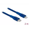 Duomenų ir įkrovimo laidas USB Type-C į Lightning DeLOCK 85417