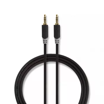 Garso kabelis Nedis CABW22000AT10 1 m 3,5 mm variu dengtas aliuminis