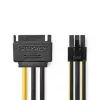 Vidinis maitinimo kabelis Nedis CCGP74200VA015 0,15 m SATA 15 kontaktų (vyriškas)