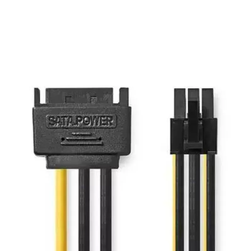 Vidinis maitinimo kabelis Nedis CCGP74200VA015 0,15 m SATA 15 kontaktų (vyriškas)
