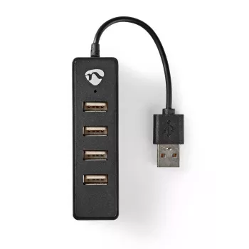 USB šakotuvas Nedis UHUBU2420BK USB 2.0 480 Mbit/s juodas