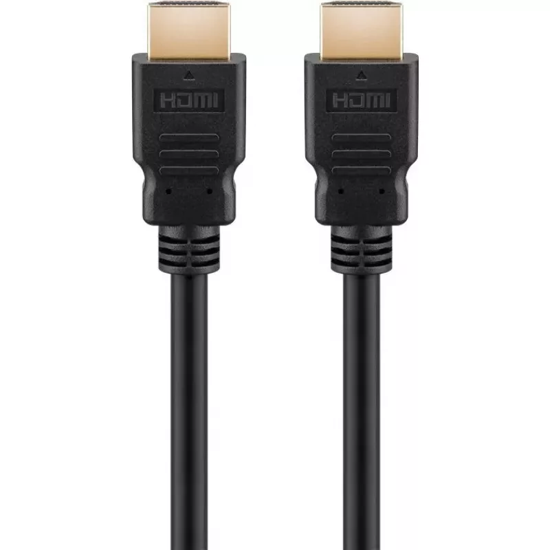 HDMI kabelis Goobay 58266 5 m, A tipo kištukas – A tipo kištukas, 48 Gbit/s, juodas