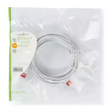 Nedis CCGP85216WT100 tinklo kabelis 10 m Cat6 U/UTP baltas