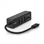 USB-C stotelė Nedis CCGB64250BK01, laidinė, USB Type-C, juoda, 5 Gbit/s