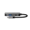 USB šakotuvas Nedis CCGB64230GY01 Type-C 5000 Mbit/s pilka