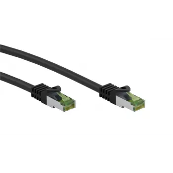 Tinklo kabelis Wentronic 61095 3m Cat8.1 S/FTP Juodas