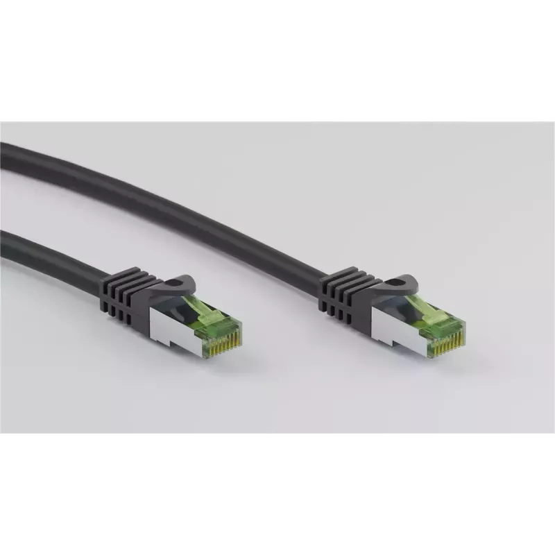 Tinklo laidas Wentronic 61096 5m Cat8.1 S/FTP RJ-45 juodas