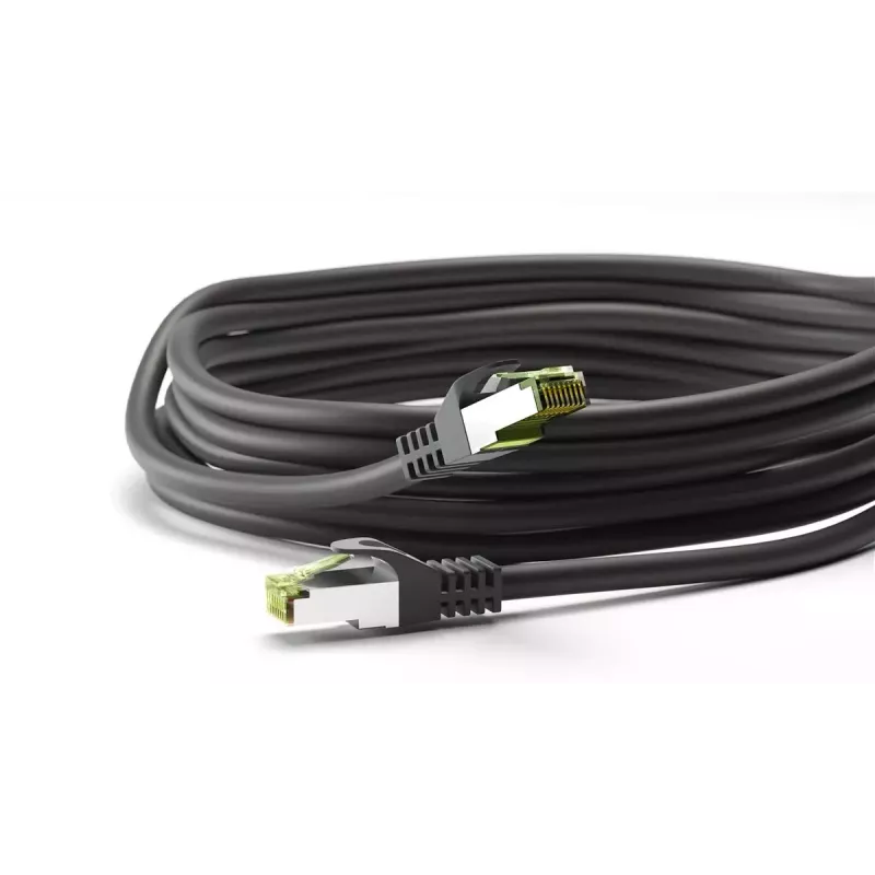 Tinklo laidas Wentronic 61096 5m Cat8.1 S/FTP RJ-45 juodas