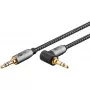 Garso laidas Goobay (WENTRONIC) 3,5 mm TRS – 3,5 mm TRS, 3 m, varis, auksuoti kontaktai, magnetinis ekranavimas
