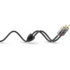 Garso laidas WENTRONIC Goobay 65289 – 3 m, 3,5 mm lizdas į 2×RCA kištuką, variniai laidininkai, paauksuoti kontaktai