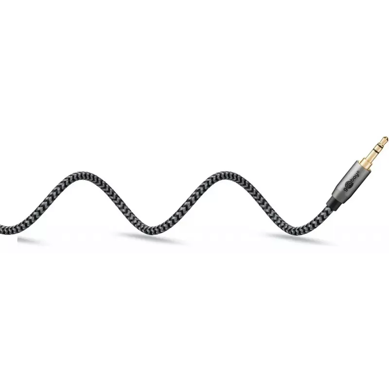 Garso laidas WENTRONIC Goobay 65289 – 3 m, 3,5 mm lizdas į 2×RCA kištuką, variniai laidininkai, paauksuoti kontaktai