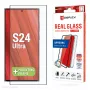 Displex ekrano apsauginis stiklas + dėklas Samsung Galaxy S24 Ultra, Eco montavimo rėmelis, pilnas uždengimas