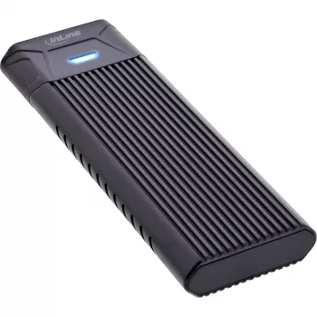 InLine USB3.2 Gen.2 USB-C korpusas M.2 SSD (PCIe NVMe ir SATA)