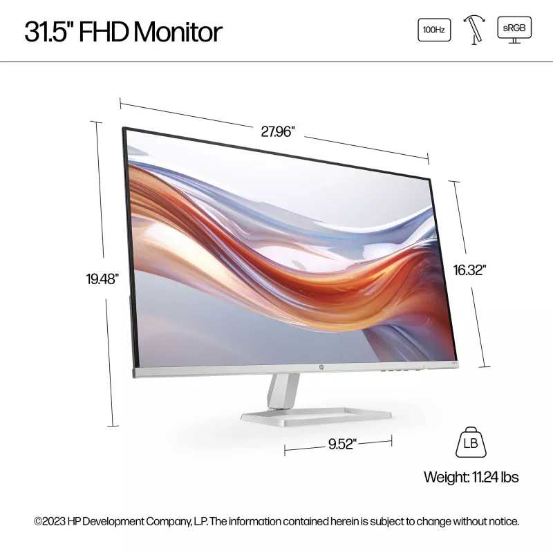 Monitorius HP Series 5 532sf 31,5 colio LCD LED 1920 x 1080
