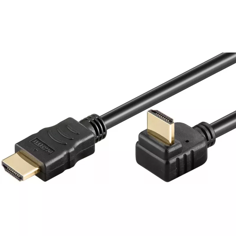 HDMI laidas Wentronic 61272 1 m, A tipo kištukas, 18 Gbit/s, juodas