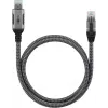 Goobay USB A į RJ-45 keitiklio laidas 15 m juodas sidabrinis