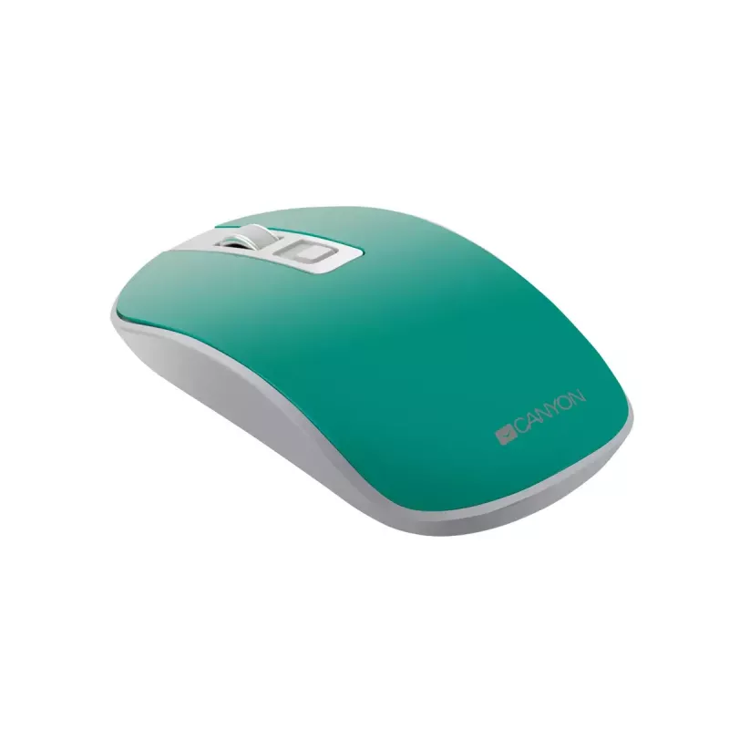 Belaidė optinė pelė Canyon CNS-CMSW18A RF, žalia/balta