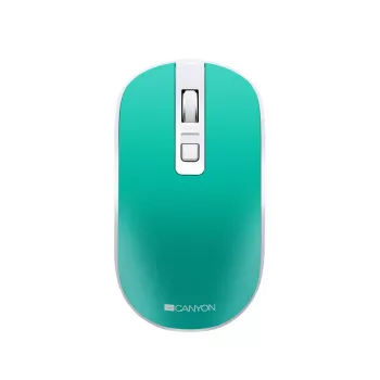 Belaidė optinė pelė Canyon CNS-CMSW18A RF, žalia/balta