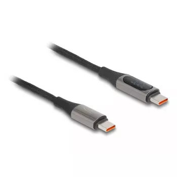 DeLOCK USB 2.0 duomenų ir greito įkrovimo laidas USB Type-C vyriškas į vyrišką PD 3.0 100 W 2 m