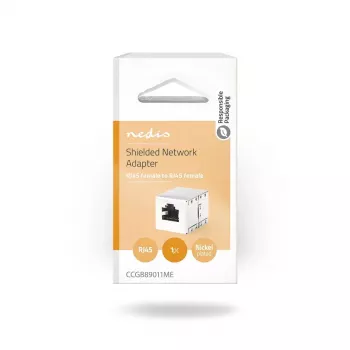 Nedis CCGB89011ME metalinis RJ45 movos jungtis Moteriška/Moteriška