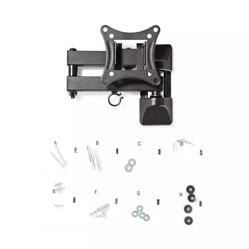 TV laikiklis Nedis TVWM1510BK 68,6 cm 27 col. Juodas 15 kg
