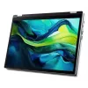 Konvertuojamas nešiojamas kompiuteris Acer Aspire Go Spin 14 AGSP14-31PT-36R6 — 14 colių WUXGA liečiamasis, Intel Core 3 N355 1.9 GHz, 16 GB LPDDR5, 512 GB SSD, Windows 11 Home, sidabrinis