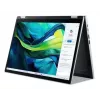 Konvertuojamas nešiojamas kompiuteris Acer Aspire Go Spin 14 AGSP14-31PT-36R6 — 14 colių WUXGA liečiamasis, Intel Core 3 N355 1.9 GHz, 16 GB LPDDR5, 512 GB SSD, Windows 11 Home, sidabrinis
