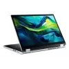 Konvertuojamas nešiojamas kompiuteris Acer Aspire Go Spin 14 AGSP14-31PT-36R6 — 14 colių WUXGA liečiamasis, Intel Core 3 N355 1.9 GHz, 16 GB LPDDR5, 512 GB SSD, Windows 11 Home, sidabrinis