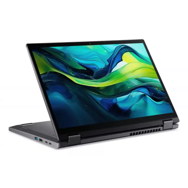 Konvertuojamas nešiojamas kompiuteris Acer Aspire Spin 14 ASP14-52MTN-75Q5 — Intel Core Ultra 7 155U, 14 colių WUXGA jutiklinis, 16 GB LPDDR5x, 1 TB SSD, Wi‑Fi 6, Windows 11 Home, pilka