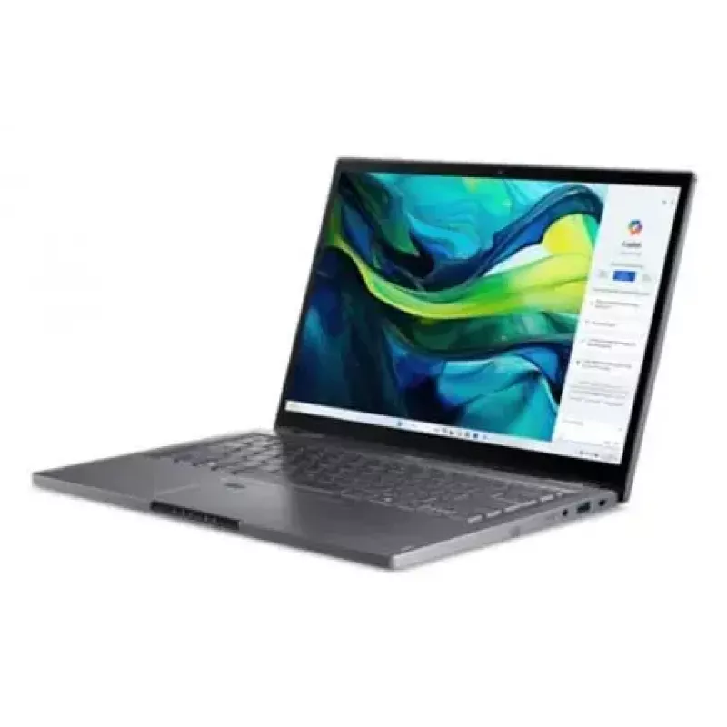 Nešiojamas kompiuteris konvertuojamas Acer Aspire Spin 14 ASP14-52MTN — Intel Core Ultra 7 155U, 14 col. WUXGA liečiamasis, 32 GB LPDDR5x, 1 TB SSD, Wi‑Fi 6E, Windows 11 Home