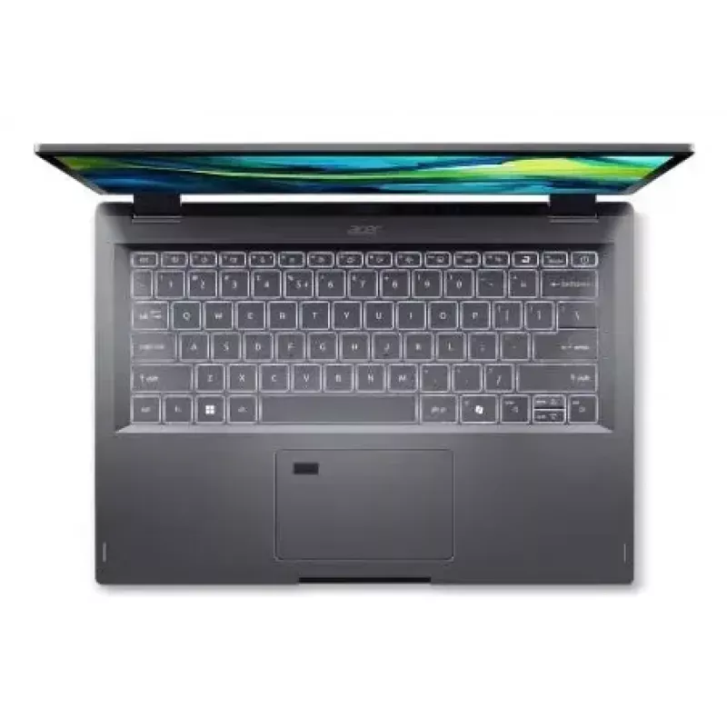 Nešiojamas kompiuteris konvertuojamas Acer Aspire Spin 14 ASP14-52MTN — Intel Core Ultra 7 155U, 14 col. WUXGA liečiamasis, 32 GB LPDDR5x, 1 TB SSD, Wi‑Fi 6E, Windows 11 Home