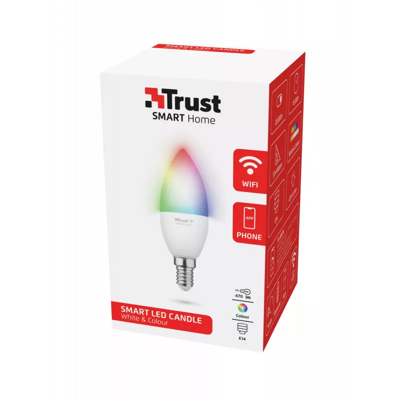 Išmanioji lemputė Trust 71280 Wi-Fi balta 100 mm