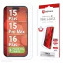 Displex Screen Protector (10H) Apple iPhone 15 Plus / 15 Pro Max / 16 Plus su Eco montavimo rėmeliu, atsparus įbrėžimams