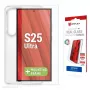 Displex Screen Protector + Dėklas Samsung Galaxy S25 Ultra, Eco Montavimo Rėmelis, Atsparus Įbrėžimams