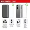Displex Screen Protector + Dėklas Samsung Galaxy S25 Ultra, Eco Montavimo Rėmelis, Atsparus Įbrėžimams