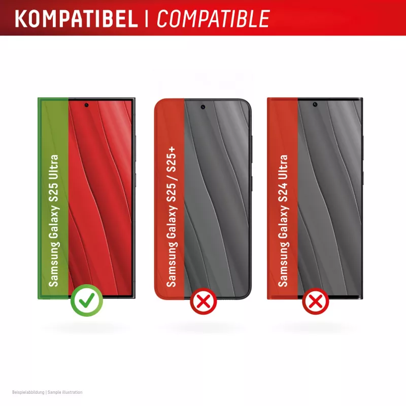 Displex Screen Protector + Dėklas Samsung Galaxy S25 Ultra, Eco Montavimo Rėmelis, Atsparus Įbrėžimams