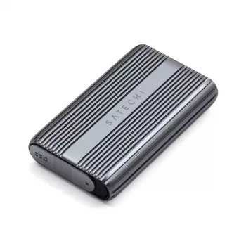 Satechi USB4 NVMe SSD Pro išorinis SSD dėklas 4 TB 40 Gbit/s pilkas permatomas