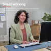 Trust Ody II belaidis klaviatūros ir pelės rinkinys vokiškas išdėstymas RF baltas