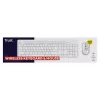 Trust Ody II belaidis klaviatūros ir pelės rinkinys vokiškas išdėstymas RF baltas