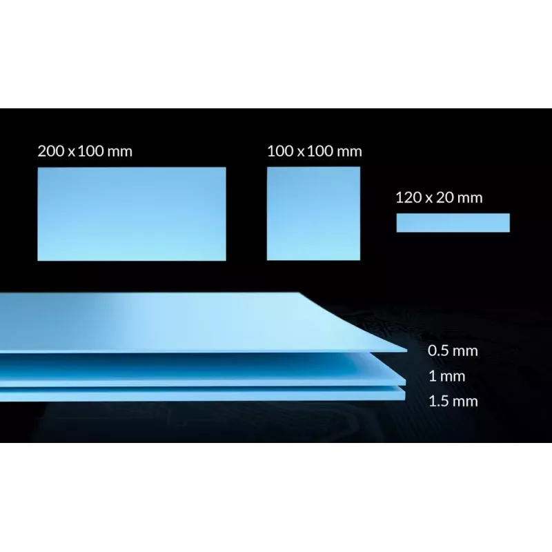 ARCTIC TP-3 Premium našumo šiluminė pagalvėlė 120 x 20 mm, 1,5 mm