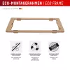 Displex apsauginis stiklas (10H) Google Pixel 9, Pixel 9 Pro, Pixel 10, Pixel 10 Pro su Eco montavimo rėmeliu, atsparus įbrėžimams