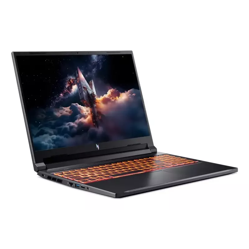 Nešiojamas kompiuteris Acer Nitro V 16 AI ANV16-42-R9TU — AMD Ryzen 7 260, 16 colių WUXGA 1920×1200, 16 GB DDR5, 1 TB SSD, NVIDIA GeForce RTX 5070, Windows 11 Home, Juoda